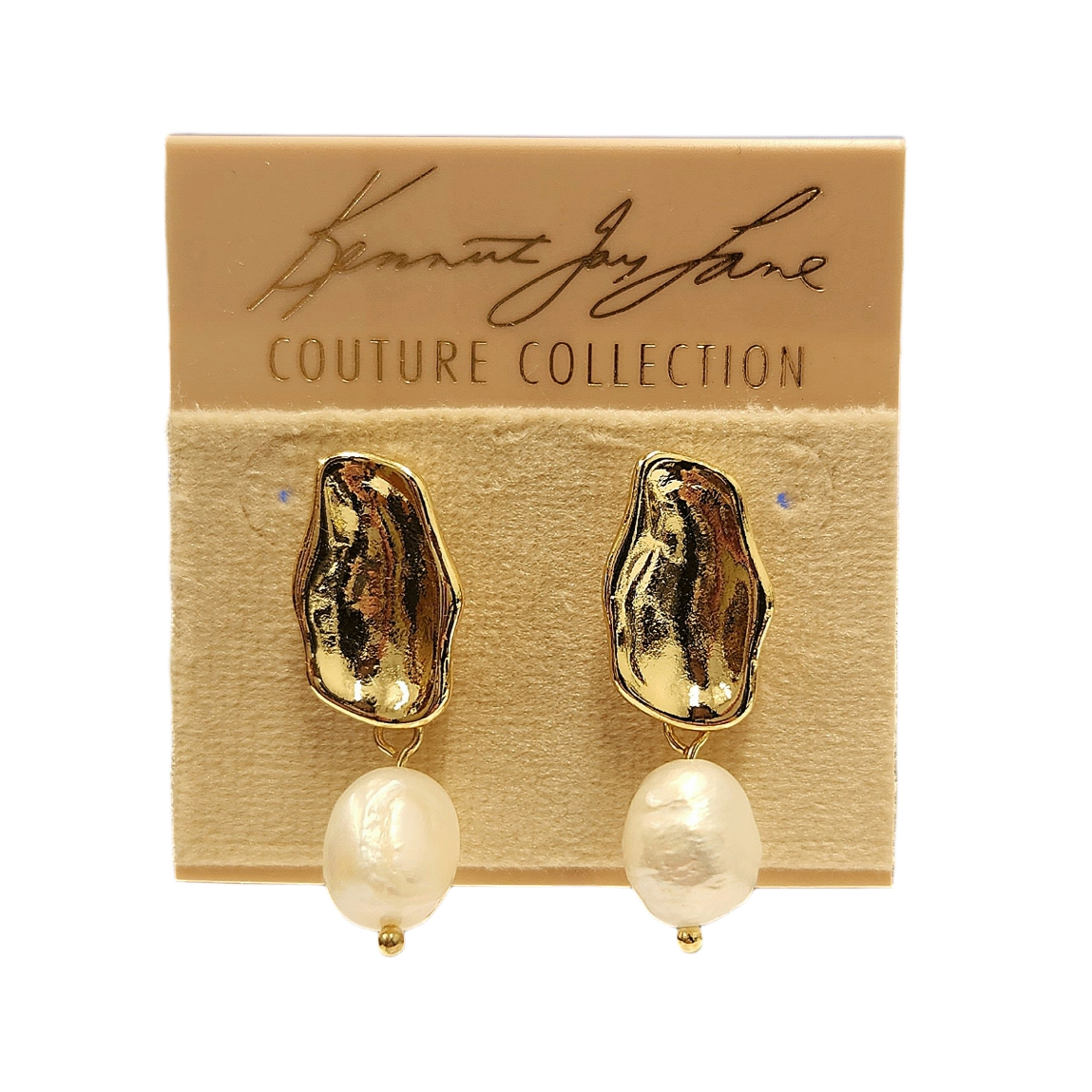 Gold Fresh Water Pierced Earring