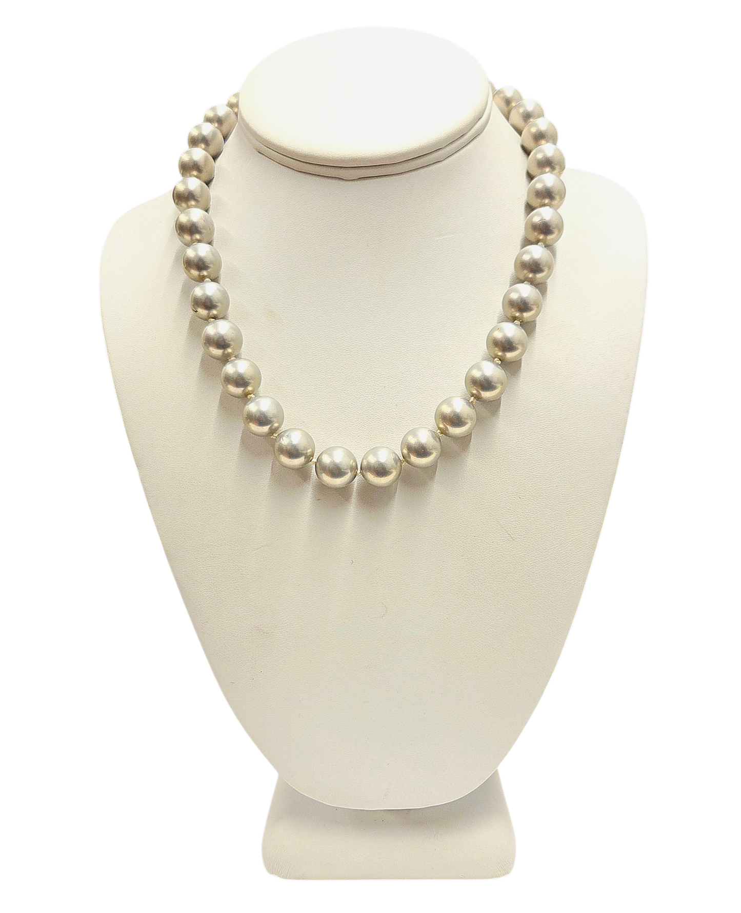 Silver Pearl Necklace