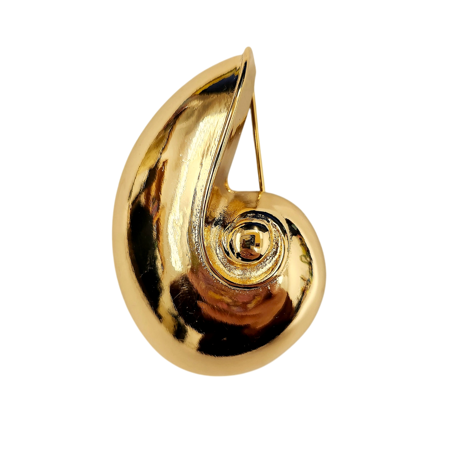 Gold Seashell Pin