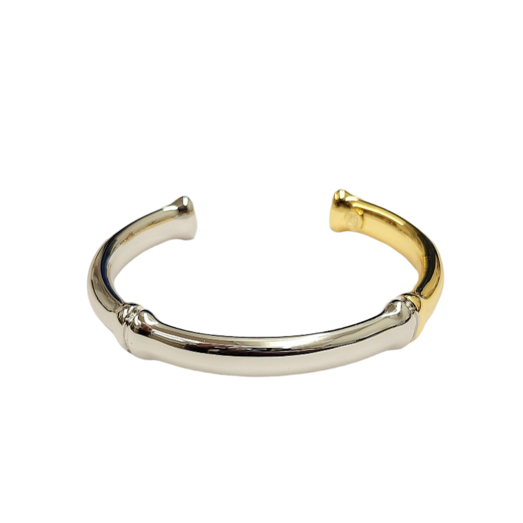 Two-Tone Bamboo Bracelet