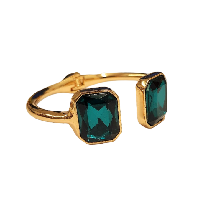 Emerald Cuff Bracelet