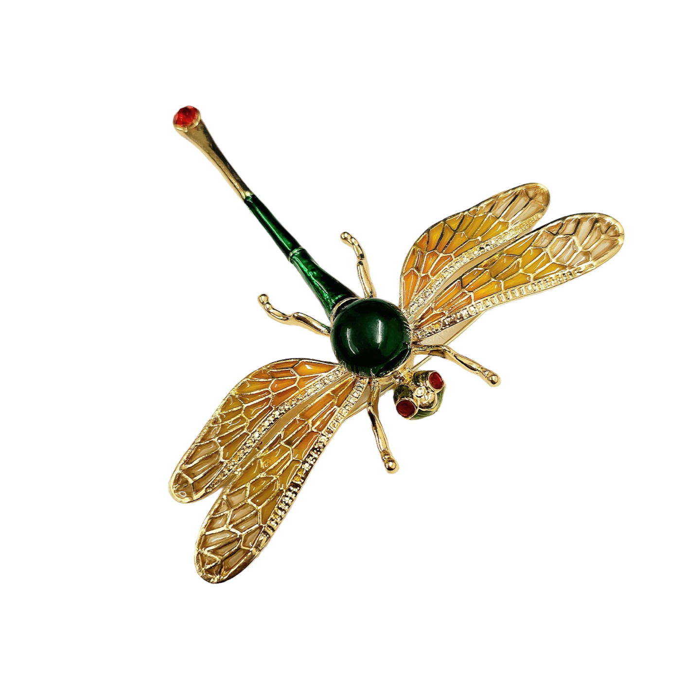 Green Dragonfly Pin