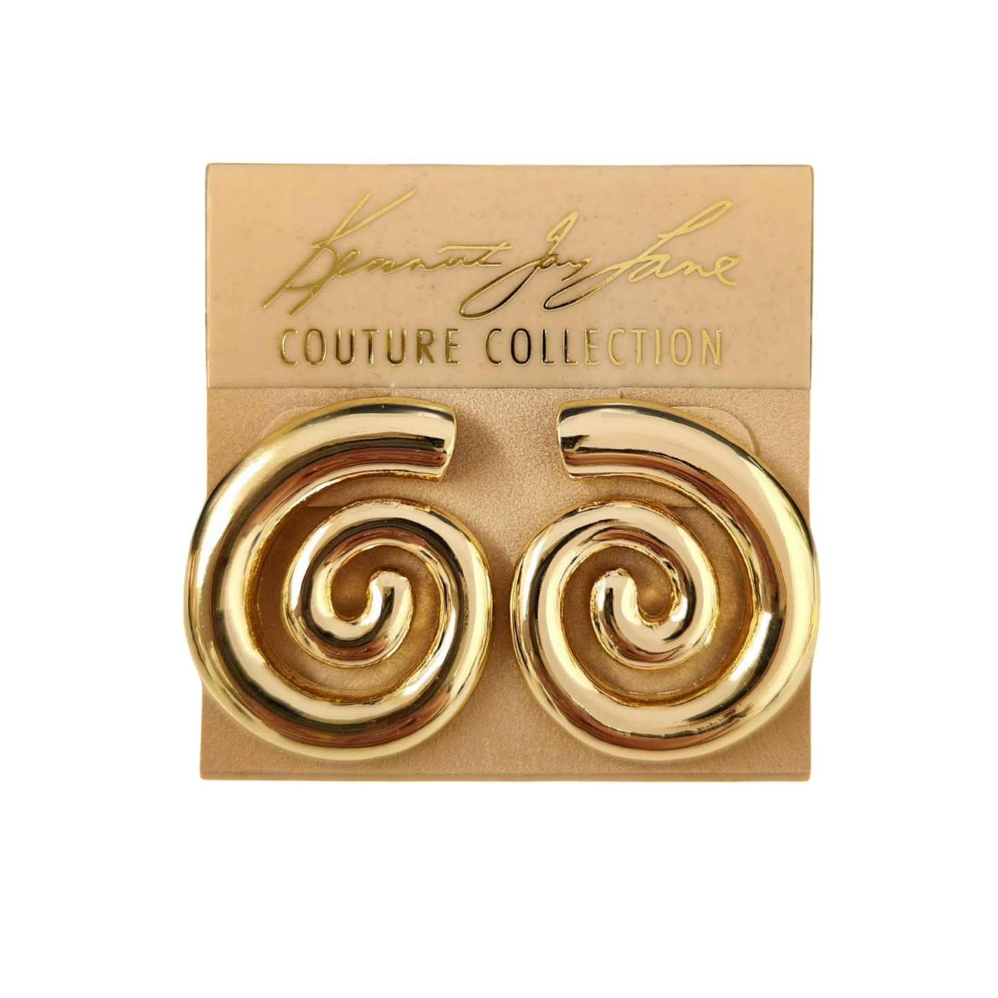 Gold Swirl Earring