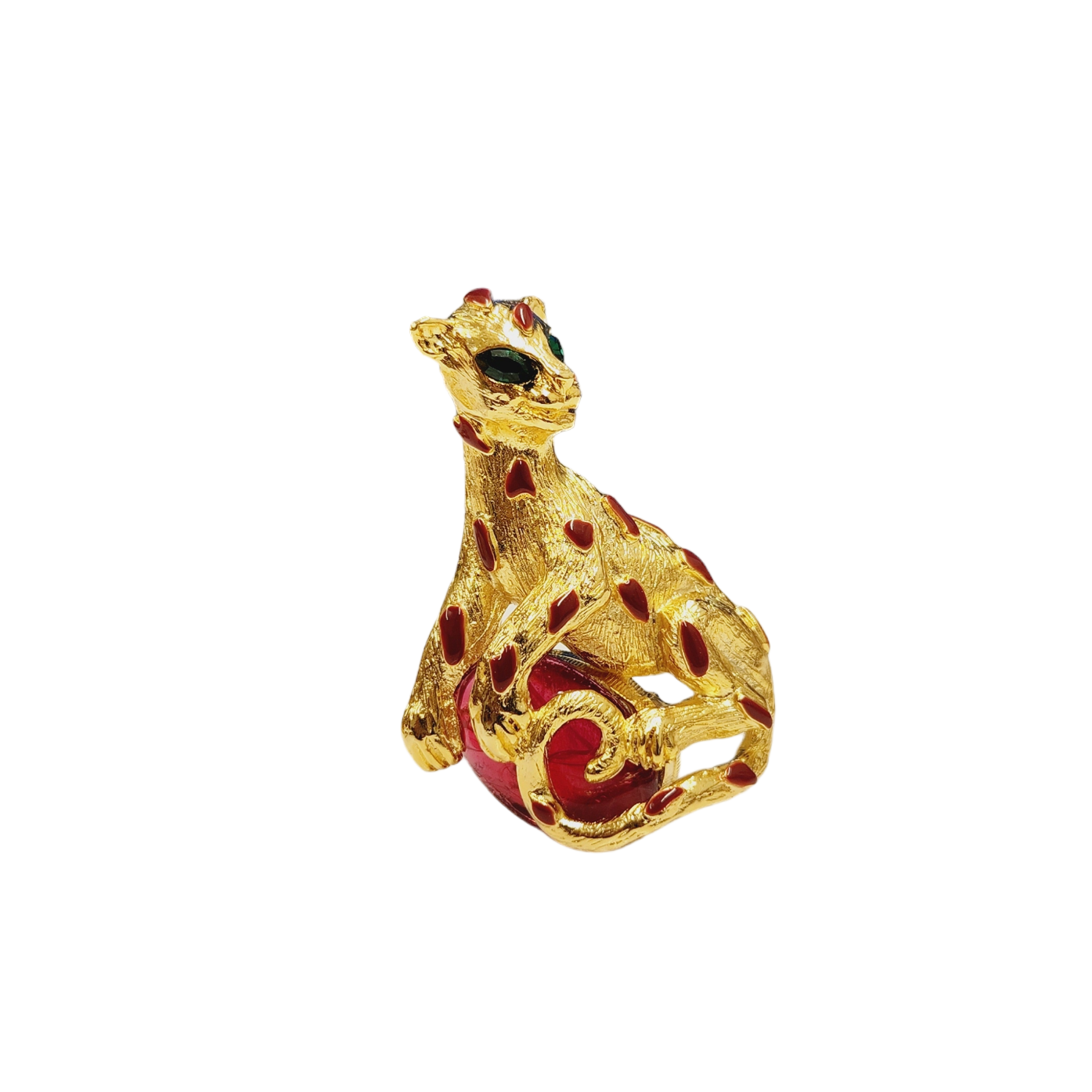 Flaw Ruby Panther Pin