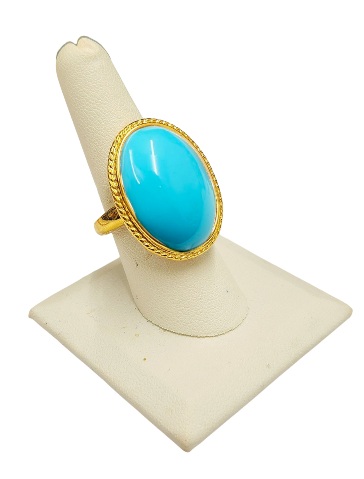 Turquoise Center Oval Ring