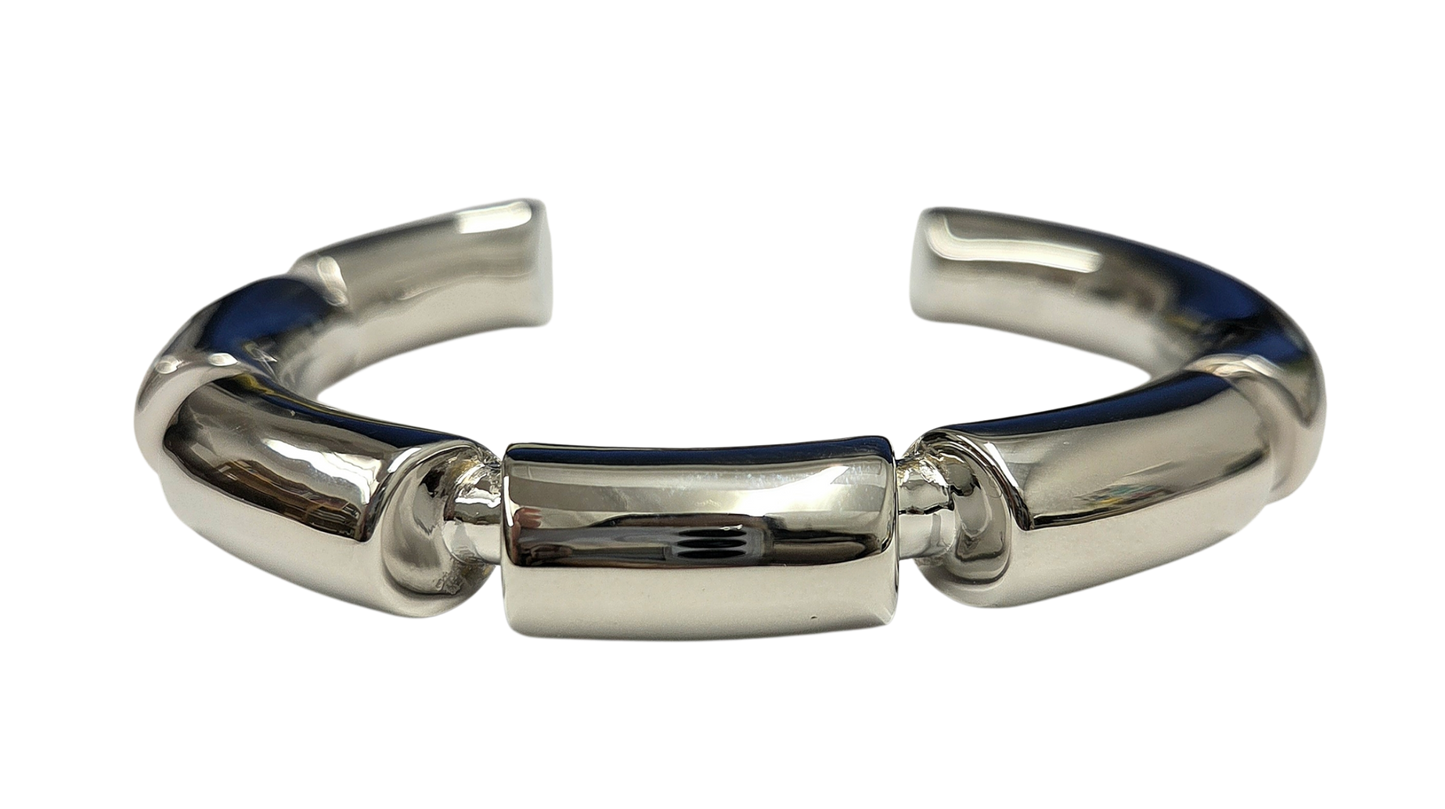 Silver Tube Cuff