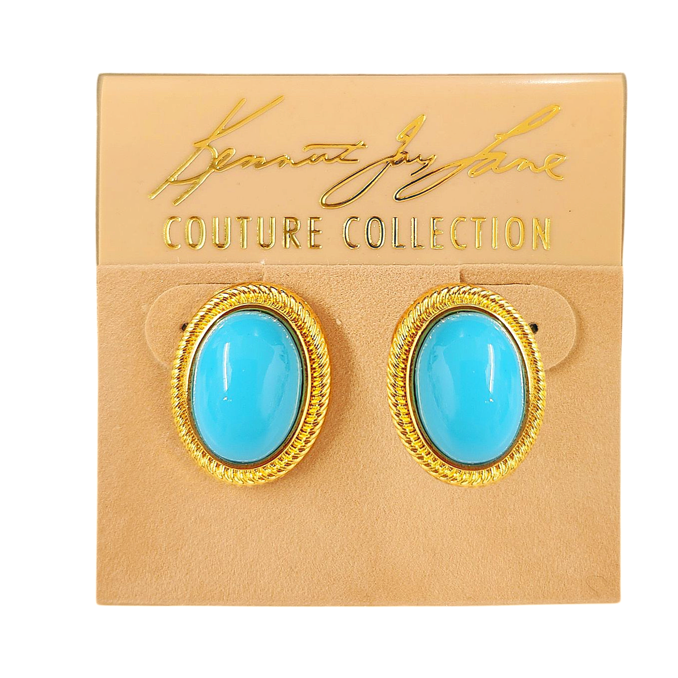 Turquoise oval center Earring