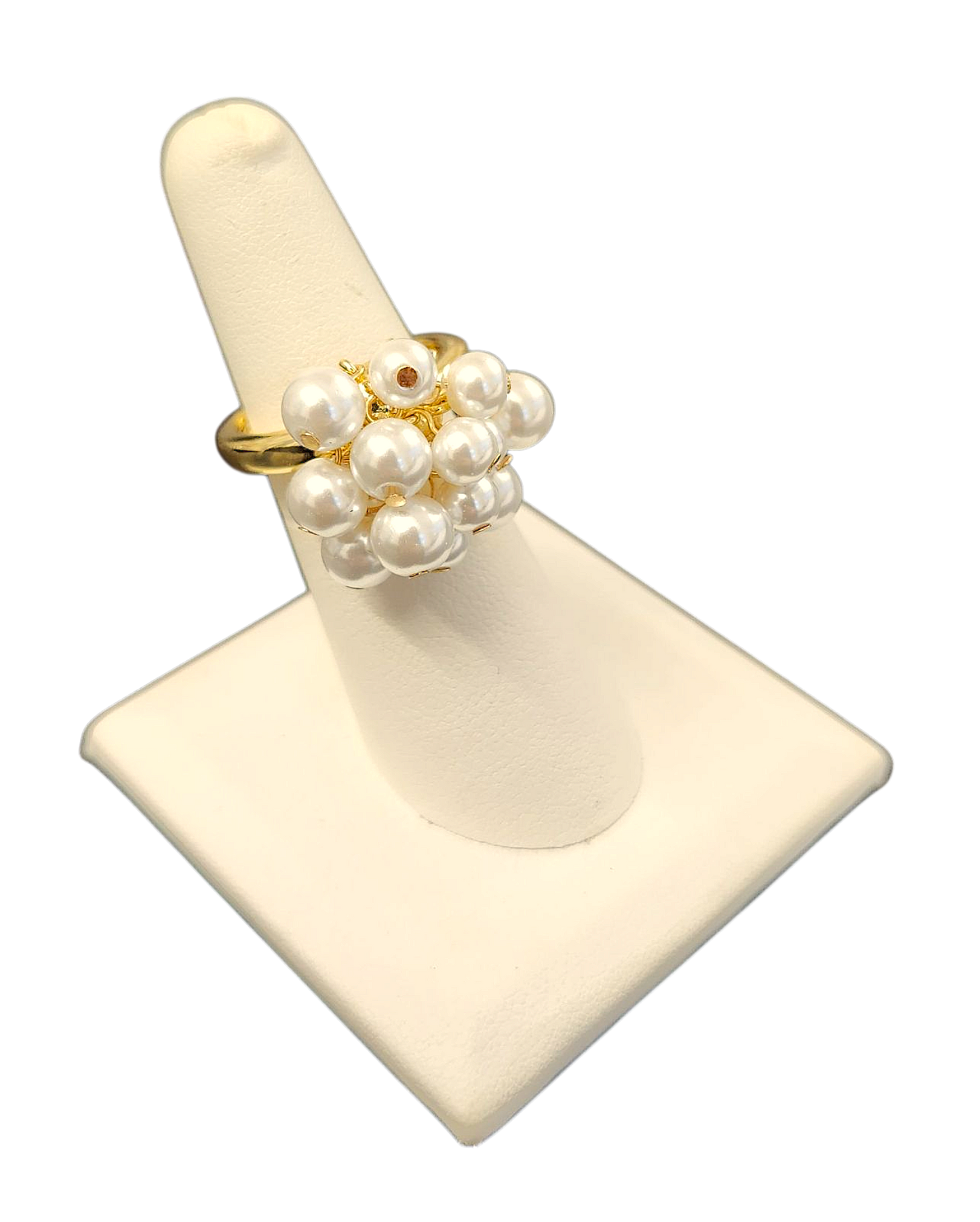 Pearl Cluster Ring