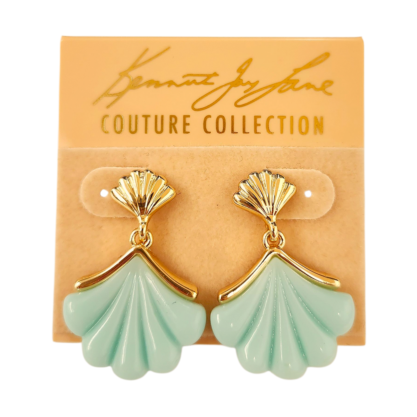 Jade Shell Drop Earring