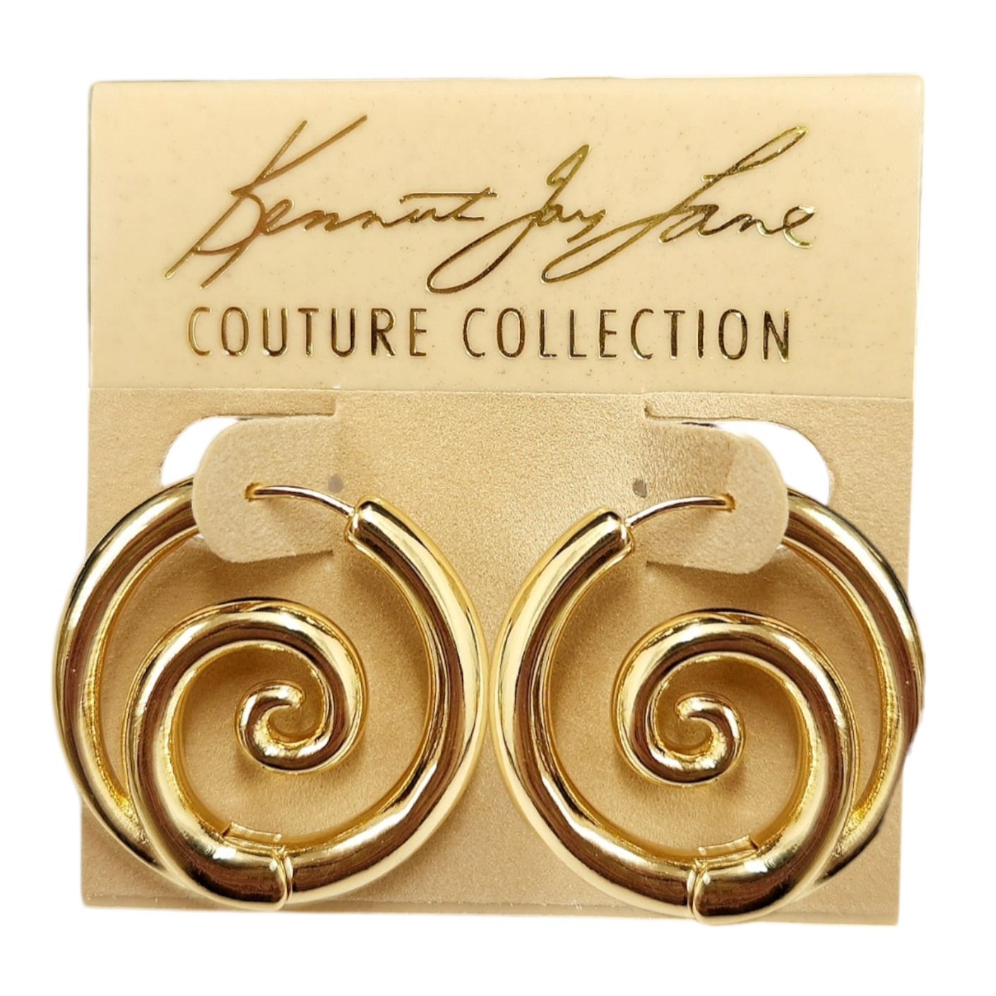 Gold Swirl Earring