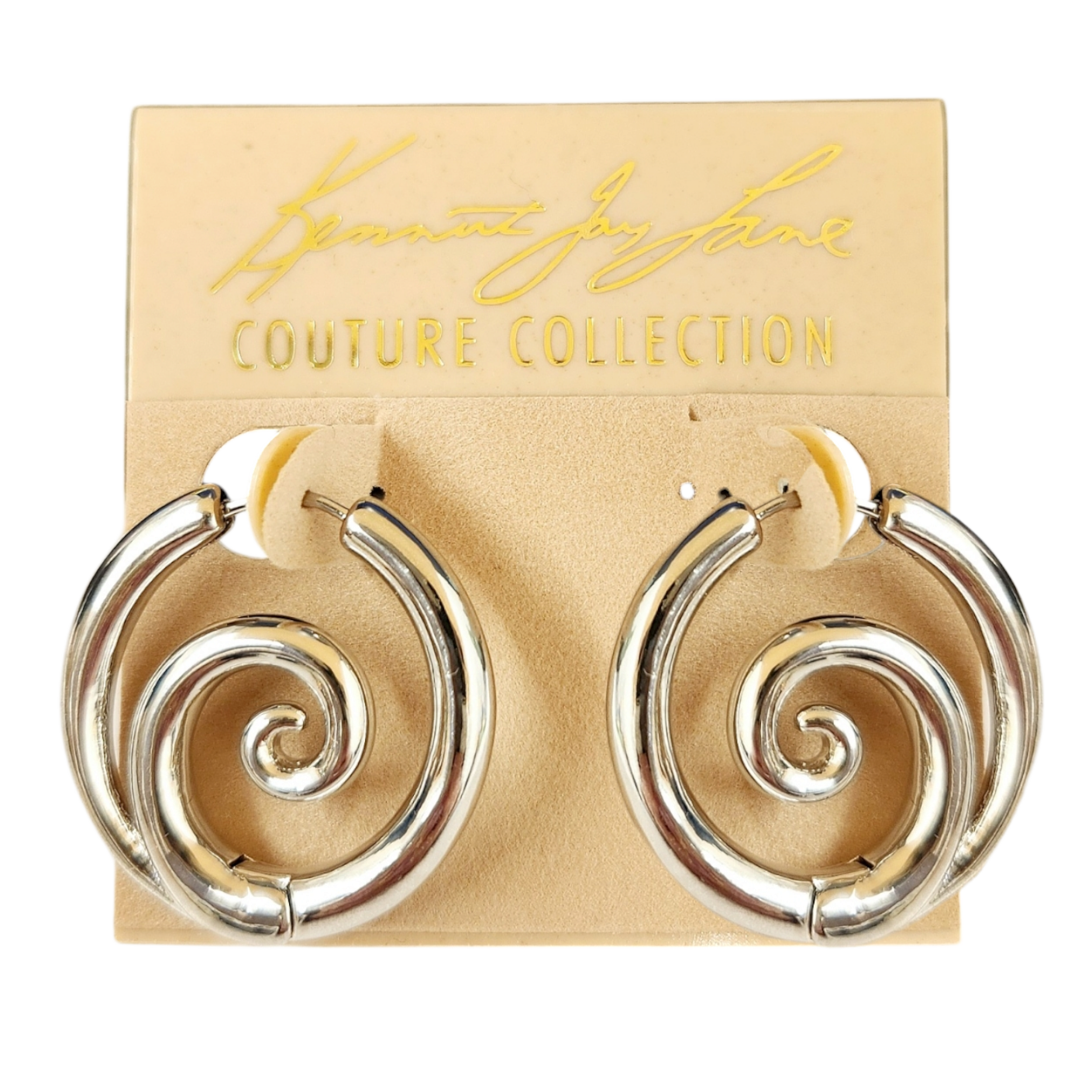Silver Swirl Earring