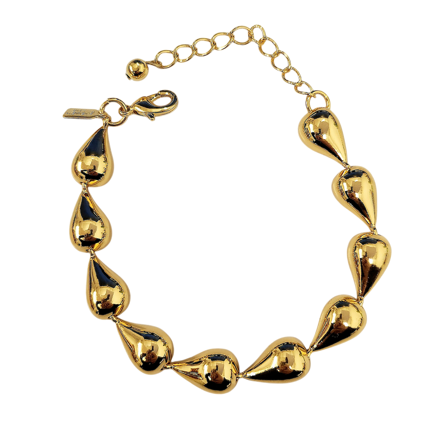 Gold Teardrop Bracelet