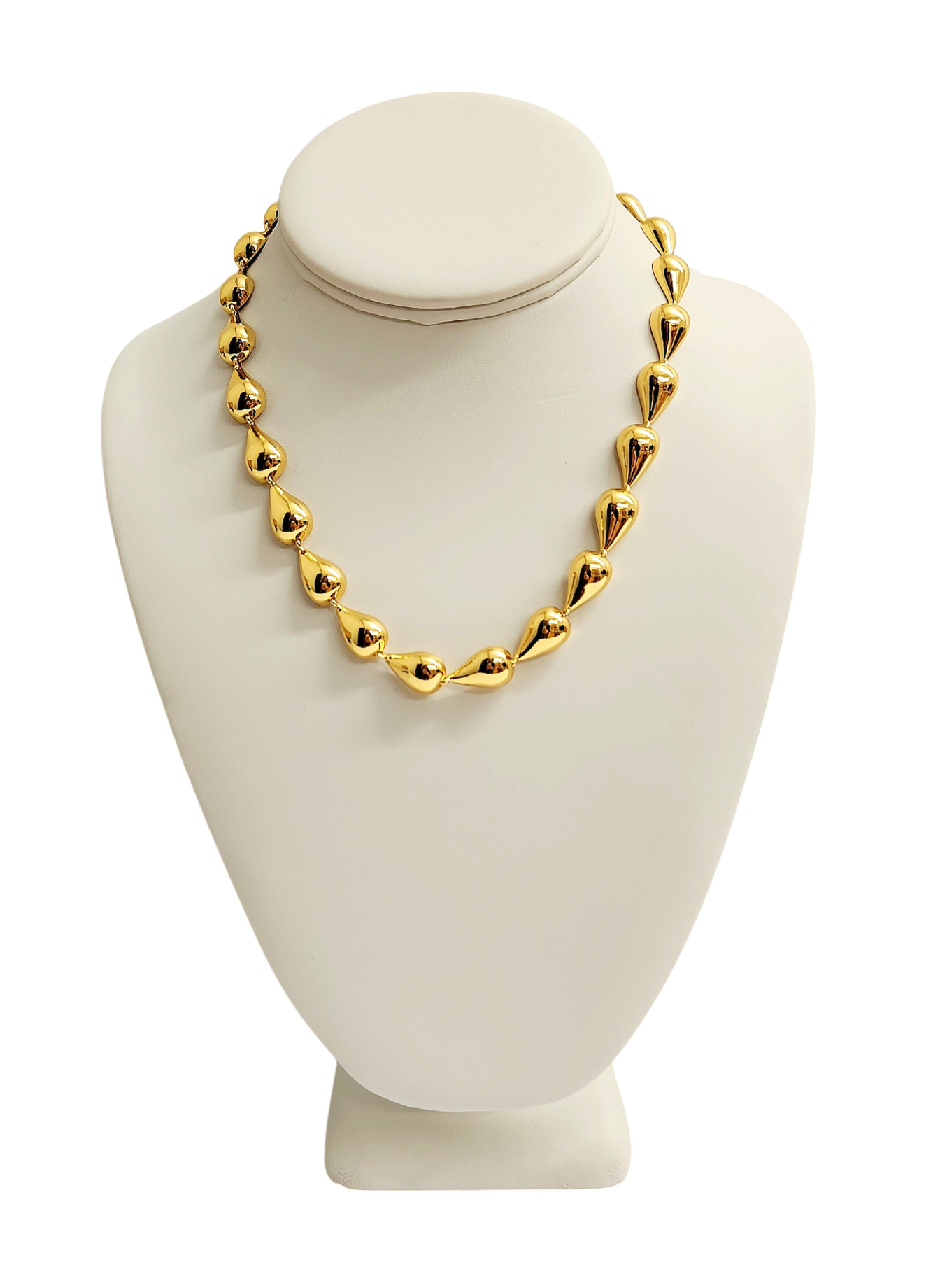 Gold Teardrop Necklace