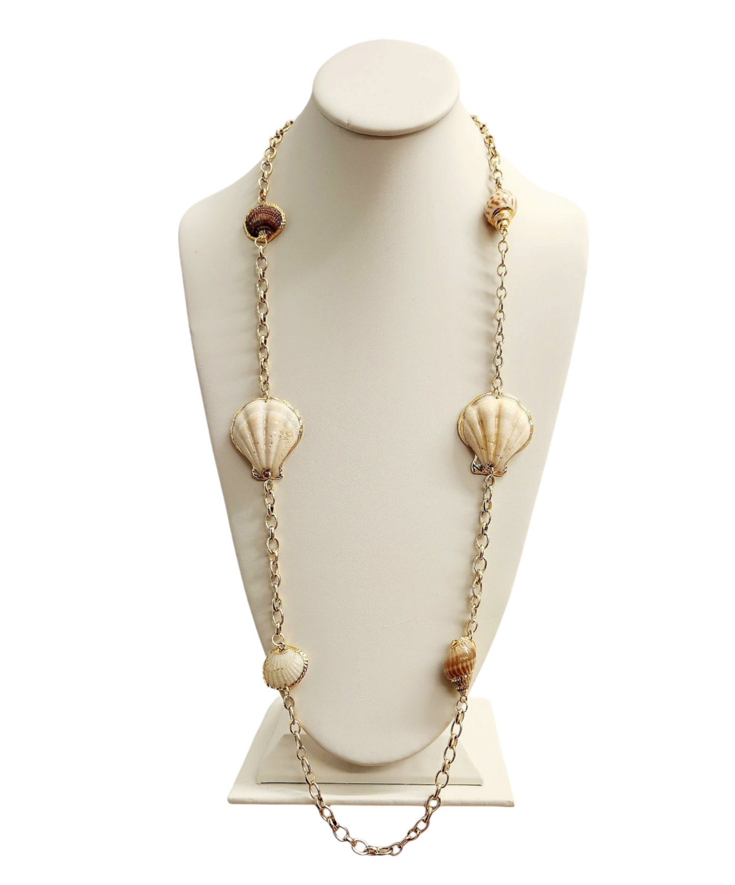 Multi Shell Station Necklace