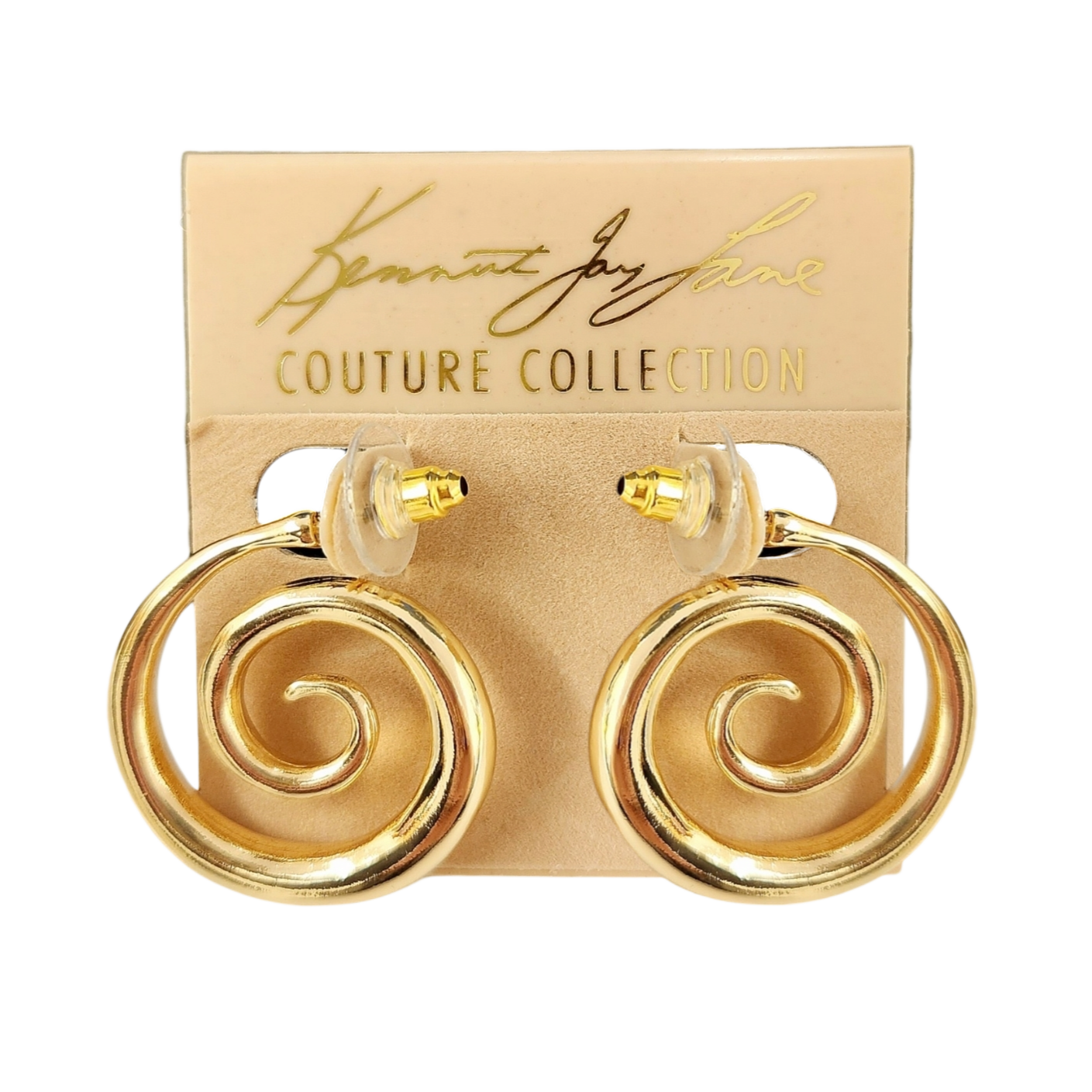 Gold Swirl Earring