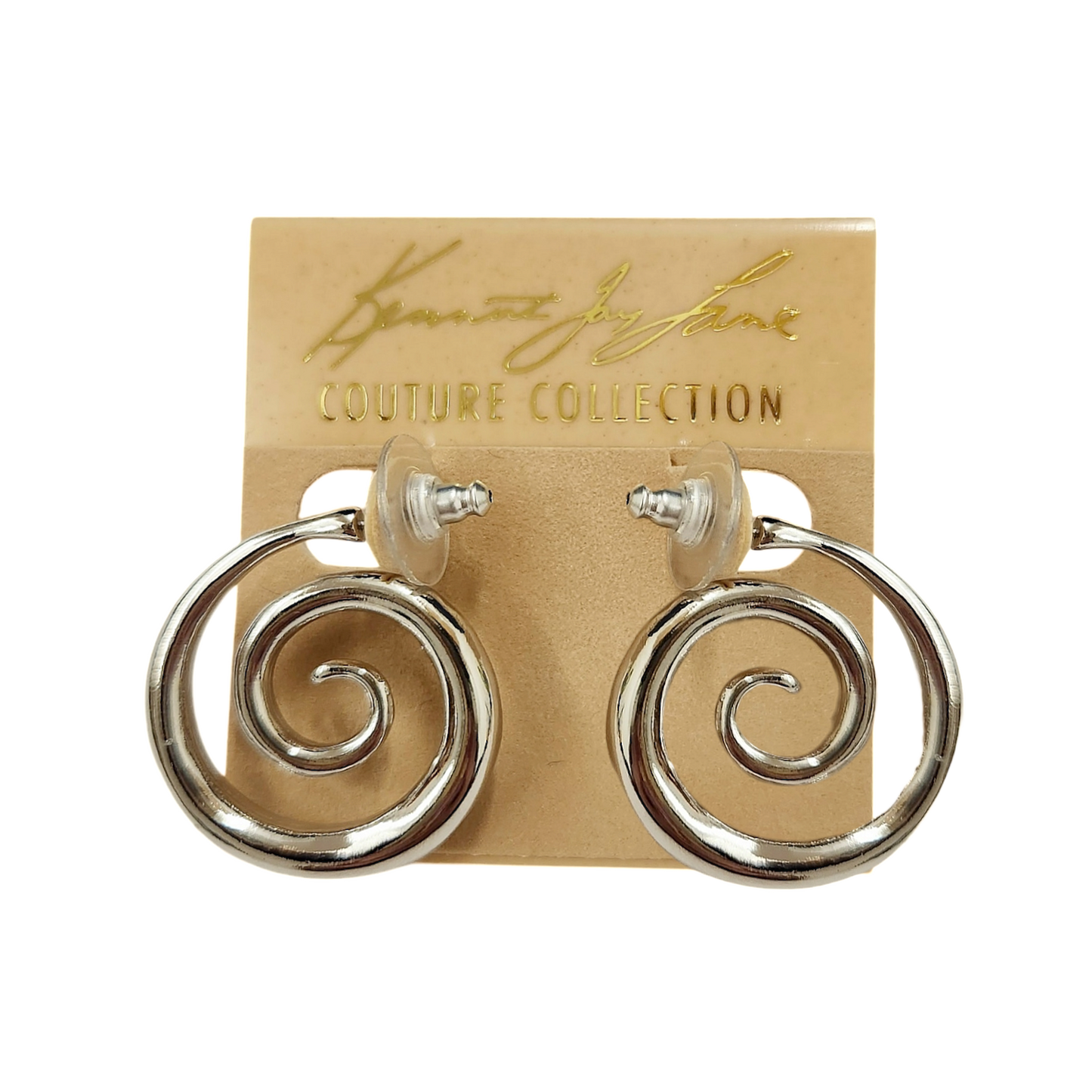 Silver Swirl Earring