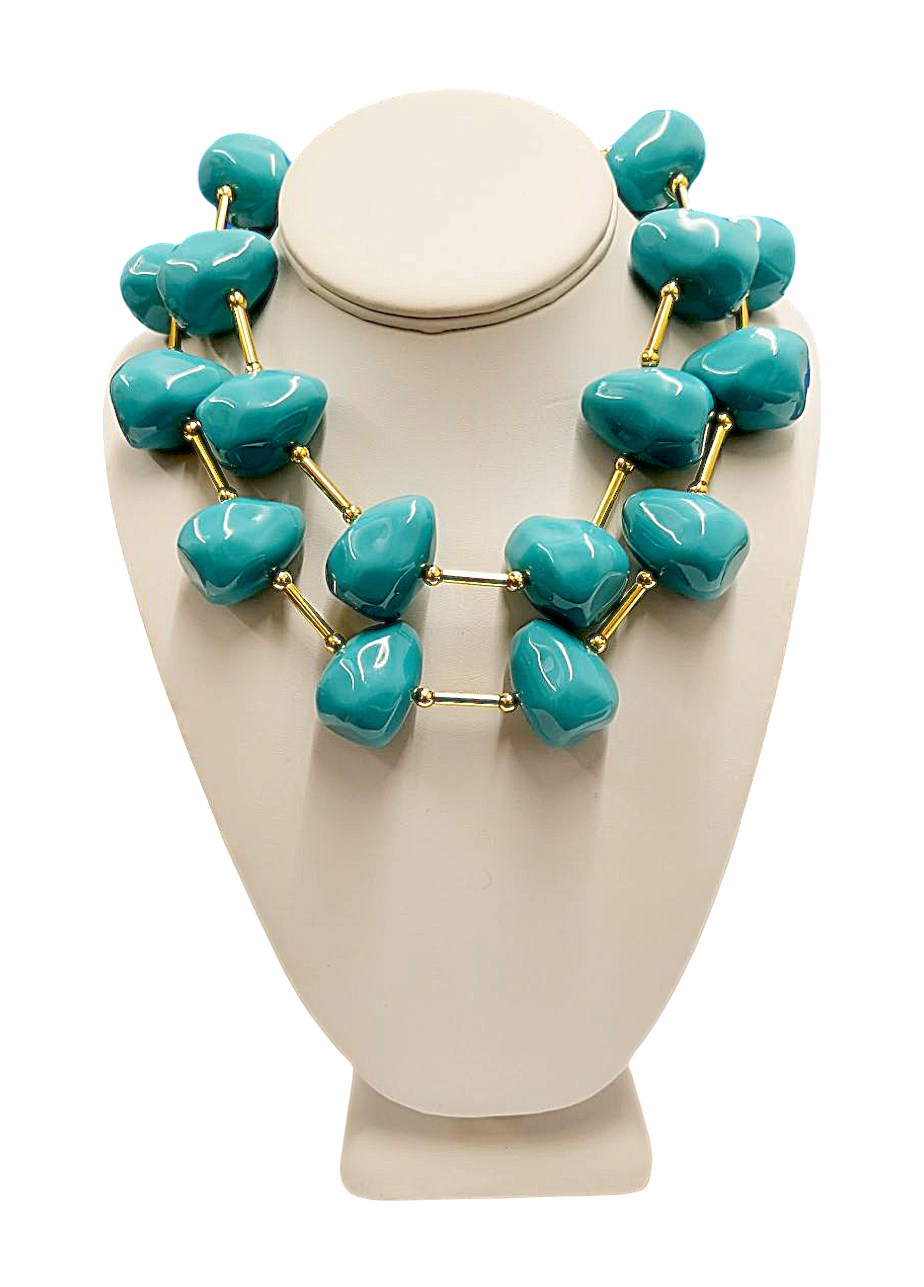 Turquoise Nugget Necklace