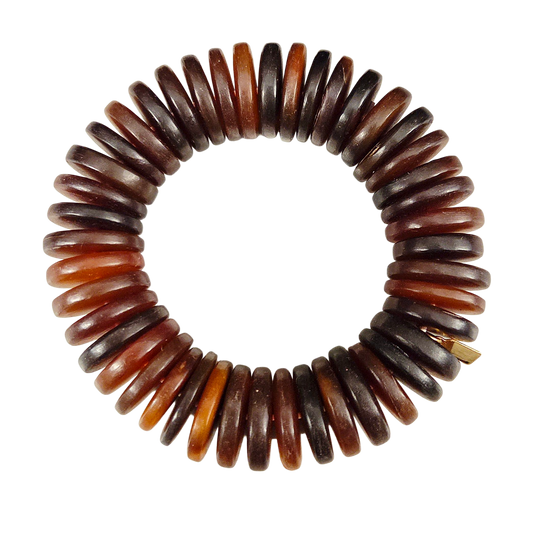 Tortoise Disc Stretch Bracelet