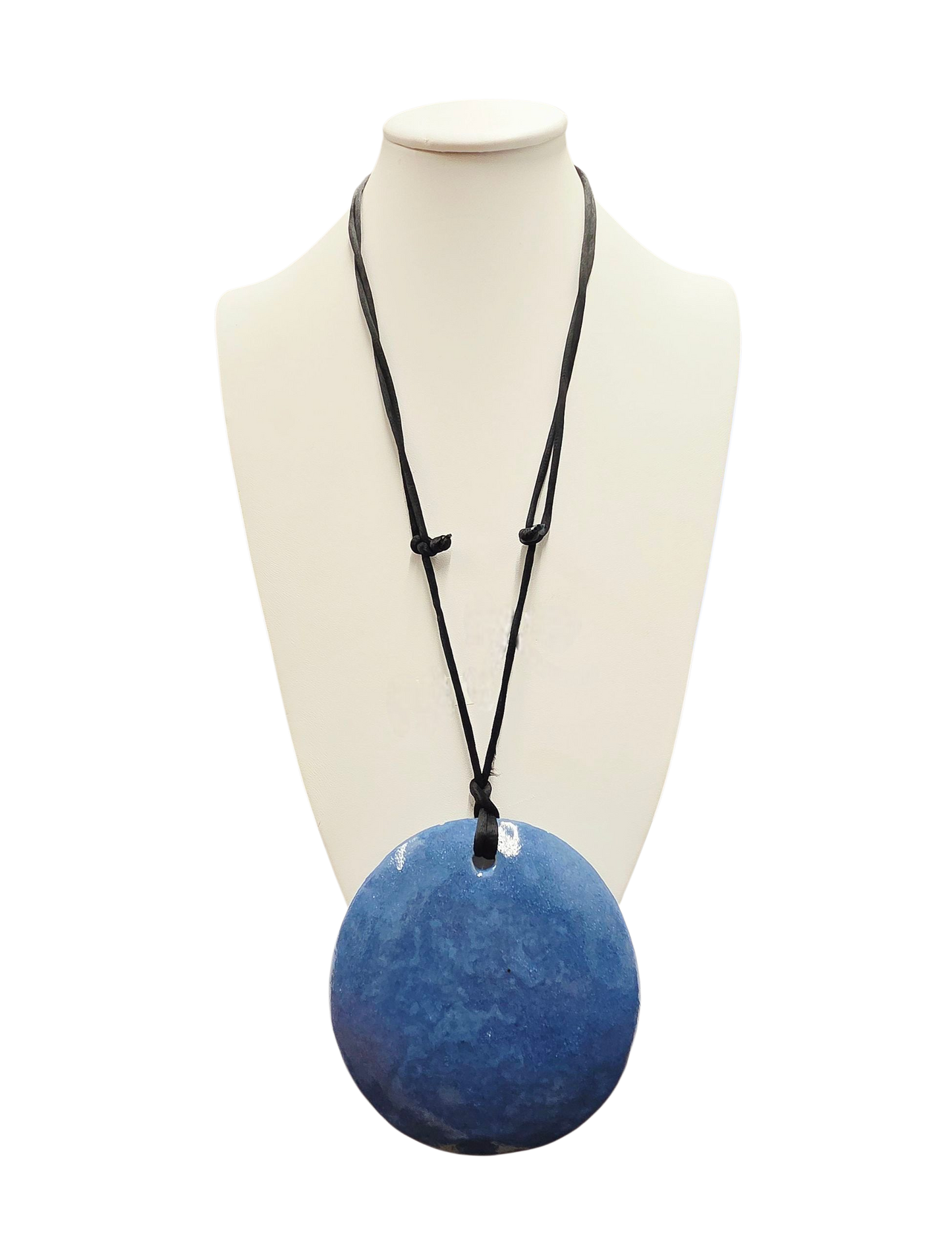 Light Blue Smooth Ceramic Necklace