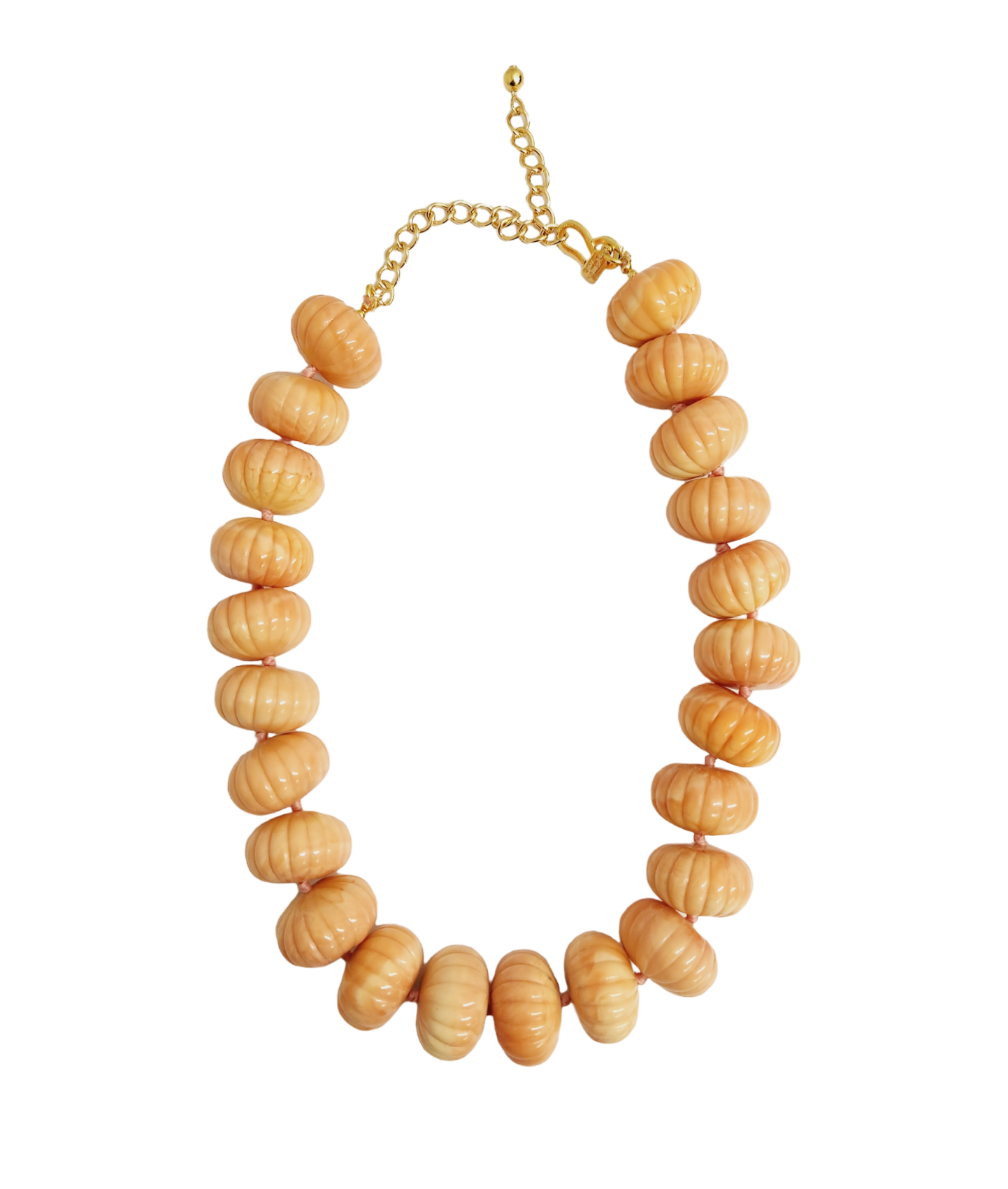 18-22" Gold Chain With angelskin Textured S Hook Necklace