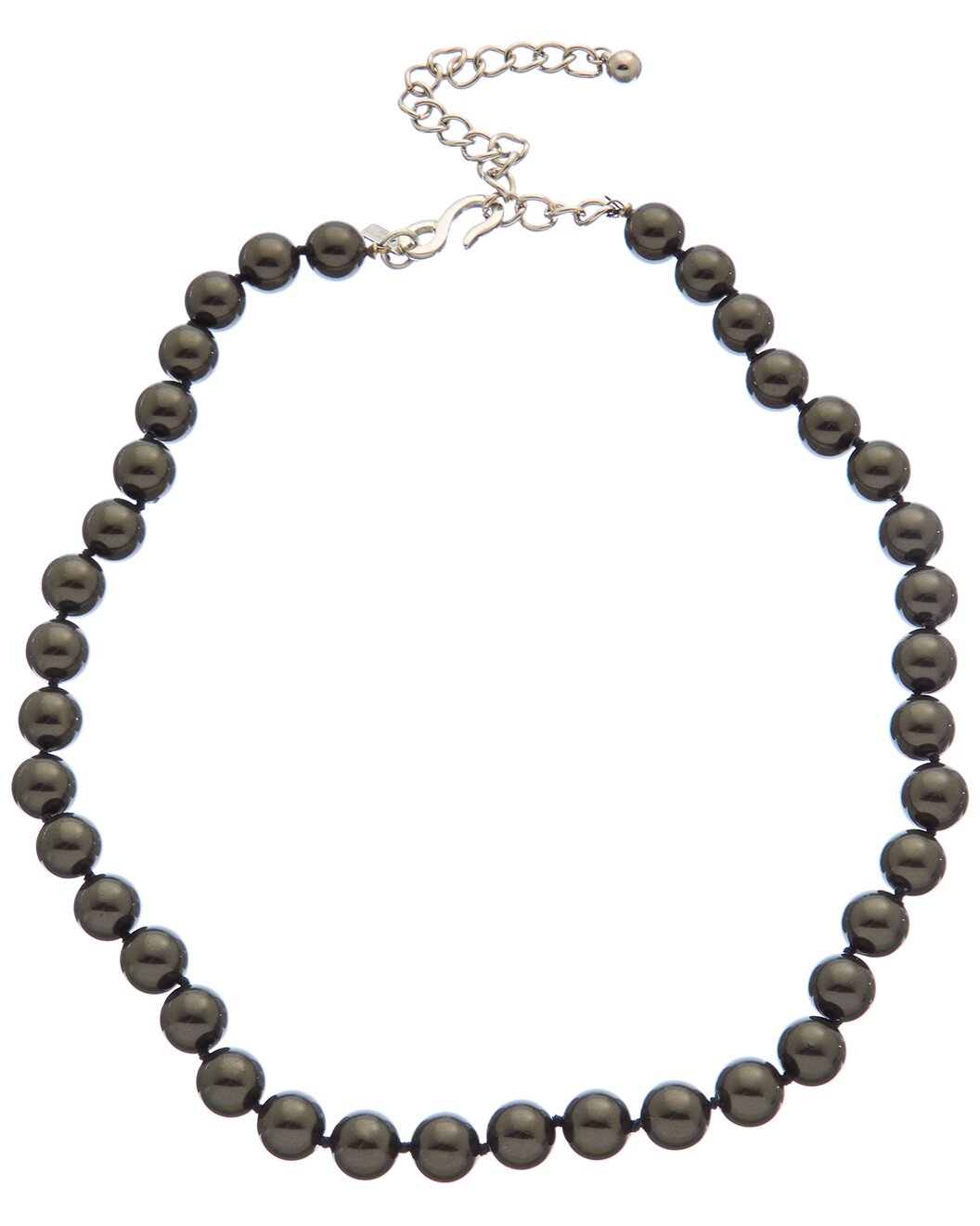 18"+4" ext 10mm grey pearl neck