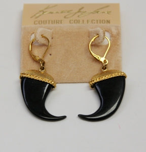 Black Claw Wire Earring