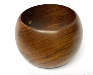 Dark Wood Domed Bangle