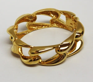 Polished Gold Link Bracelet