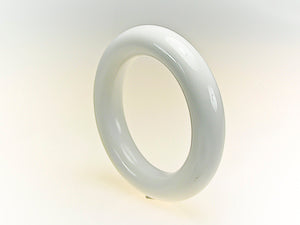 Chalk White Large Bangle