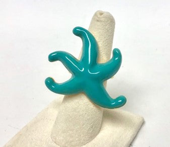 Turquoise Starfish Ring
