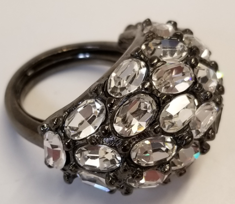 Crystal Domed Ring
