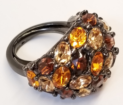 Multi Topaz Domed Ring