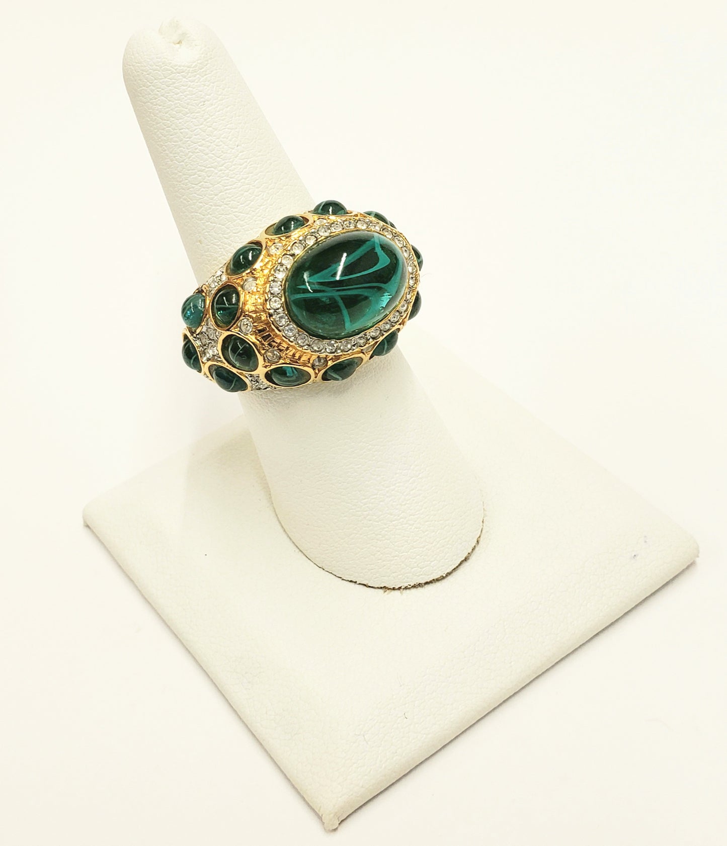 Flawed Emerald Ring