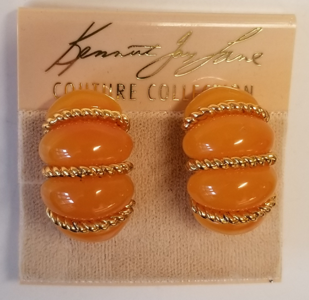 Amber Wrapped Shrimp Earring