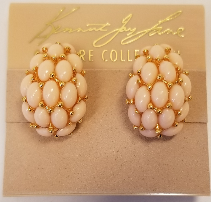 Angelskin Cabochons Clip Earring