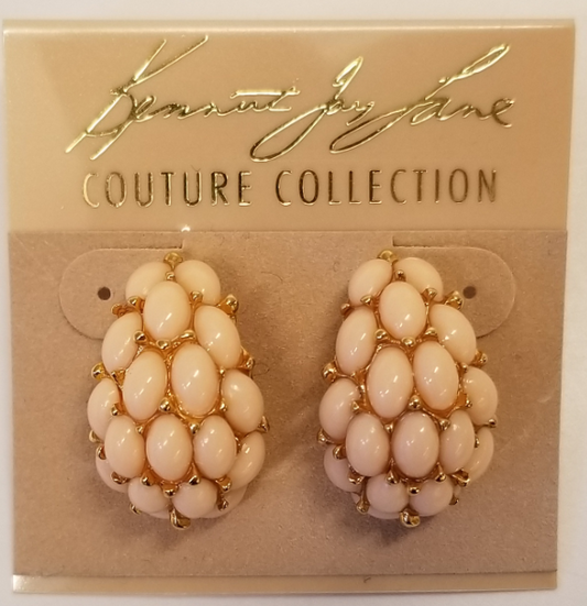 Angelskin Cabochons Pierced Earring