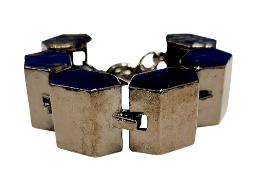 Gunmetal Square Toggle Bracelet