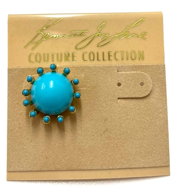 Turquoise Pierced Round Earring