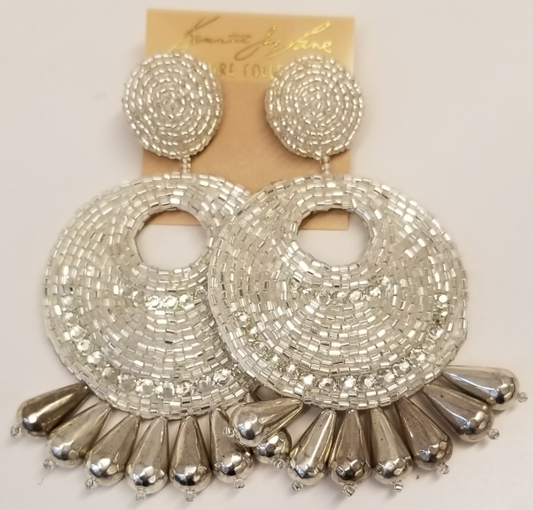 Silver Gypsy Clip Earring