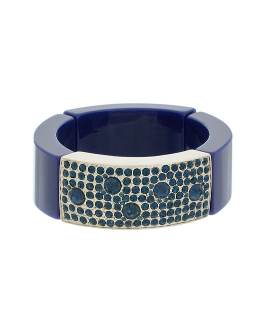 Blue with Sapphire Stretch Bracelet
