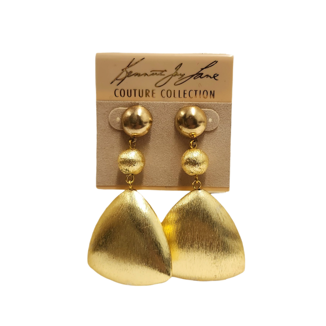 Gold Triangle Earring