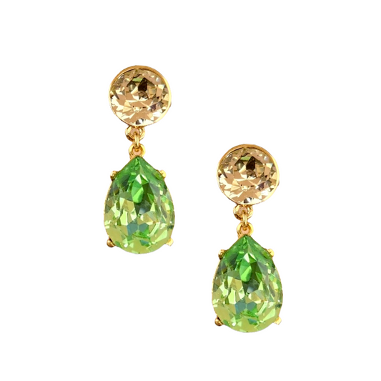 Jonquil Peridot  Teardrop Earring