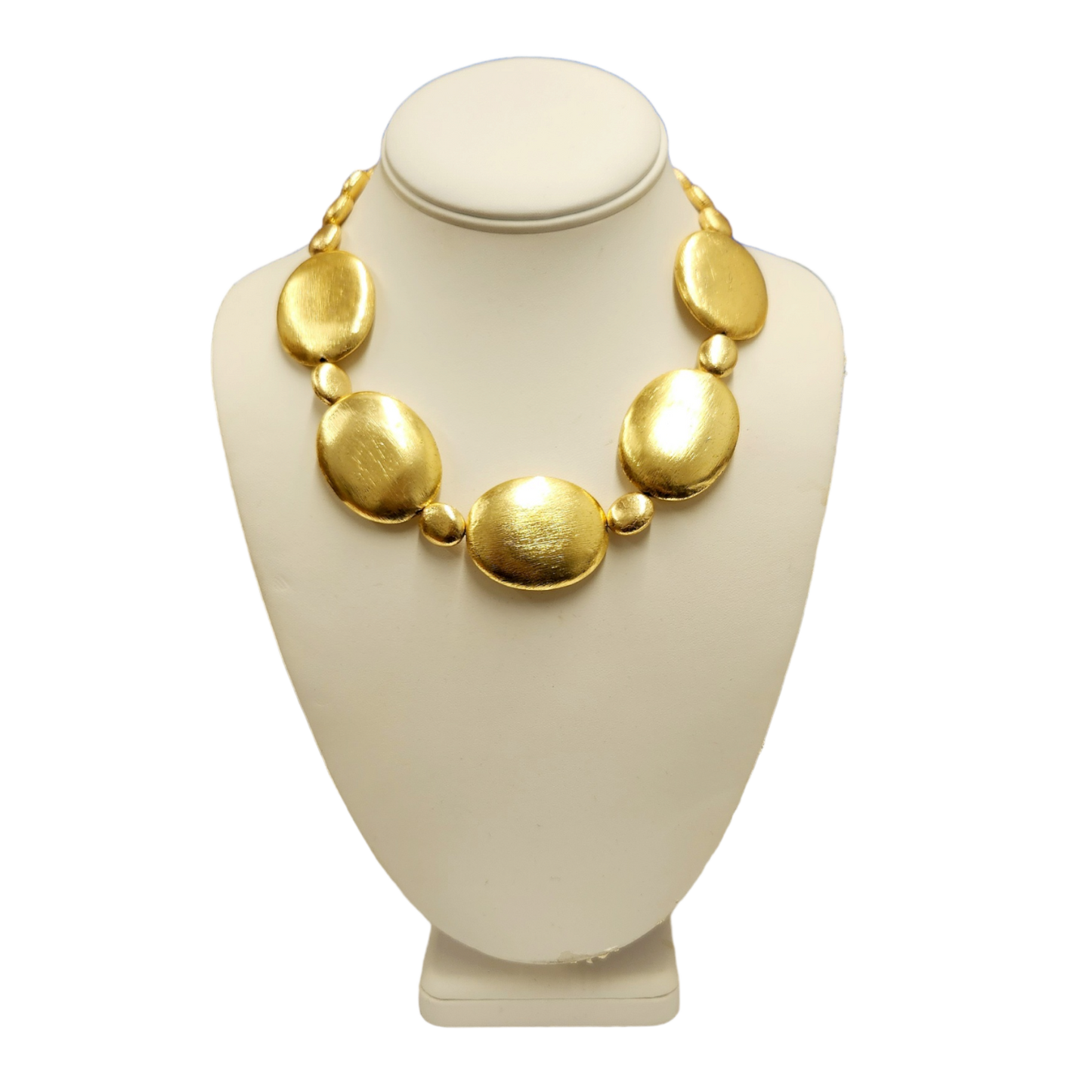 Gold Oval Necklace