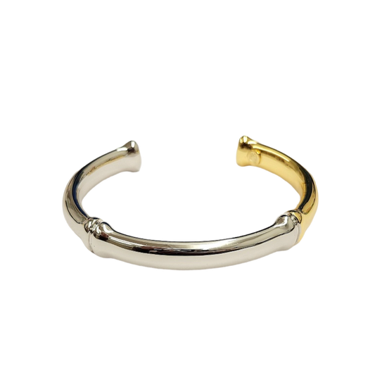 Two-Tone Bamboo Bracelet