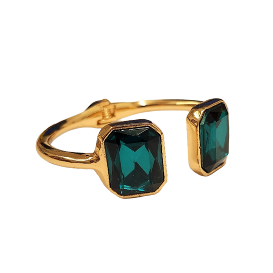 Emerald Cuff Bracelet