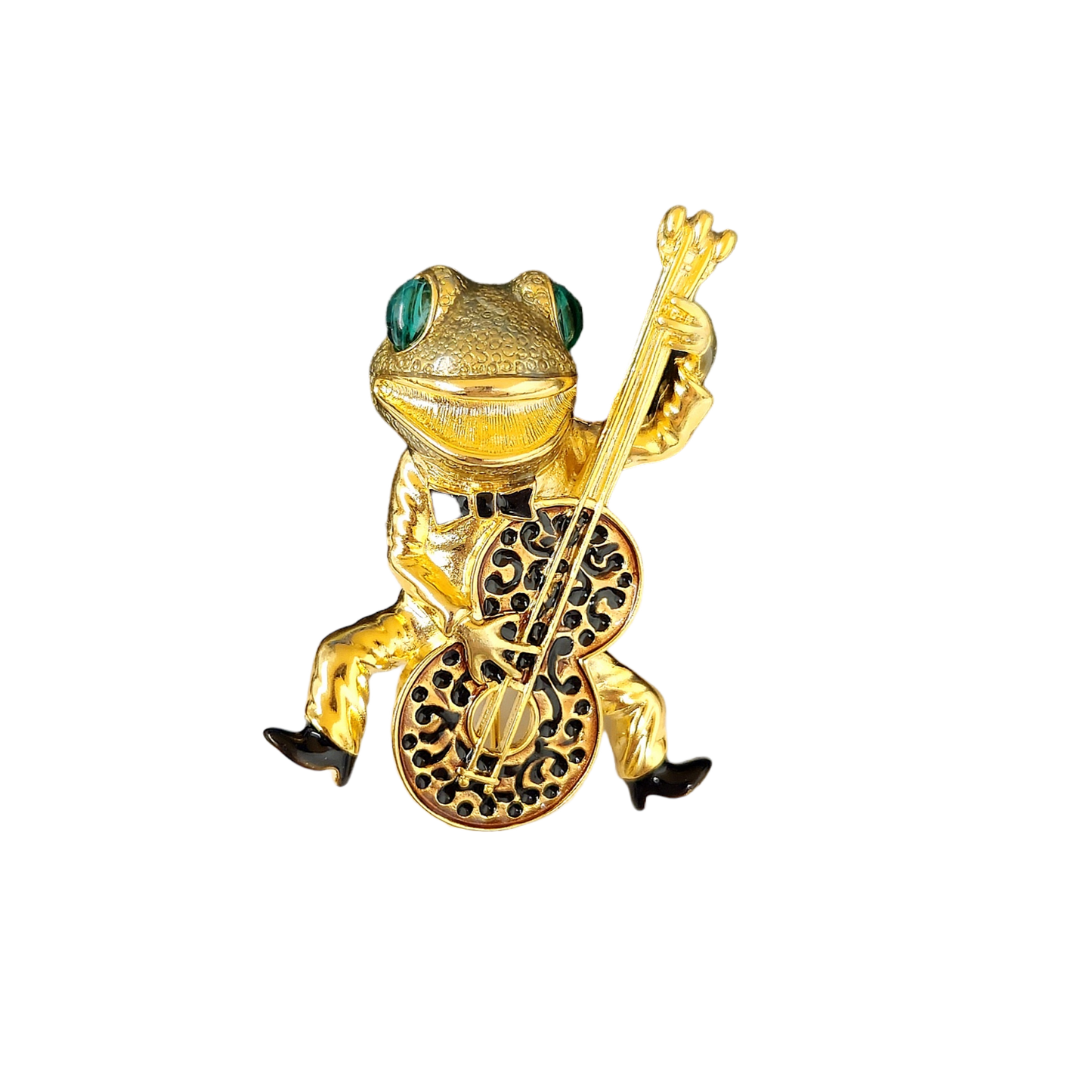 Guitar Frog Pin