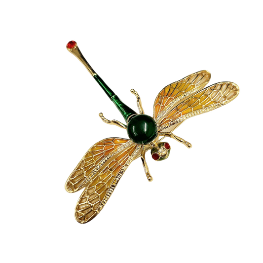 Green Dragonfly Pin