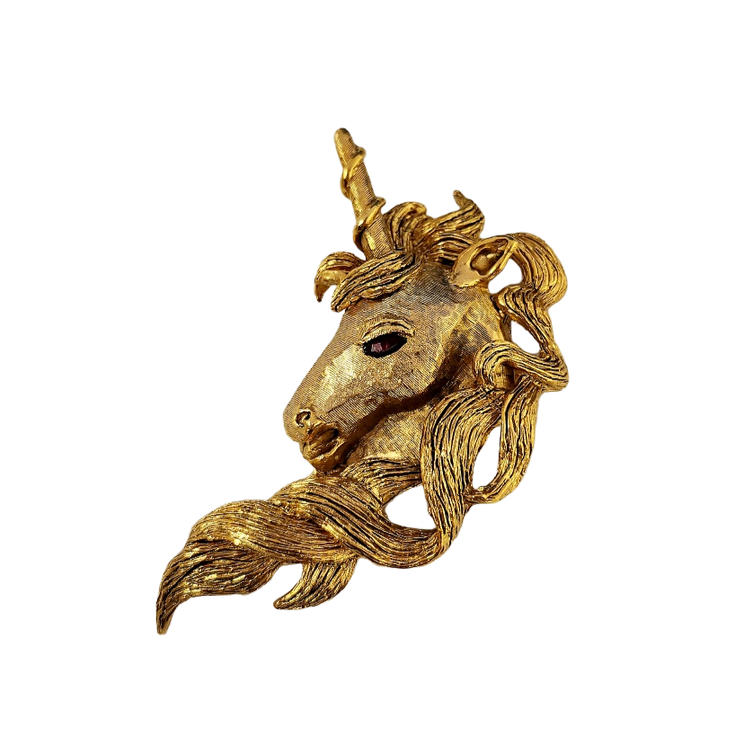 Unicorn Head Pin