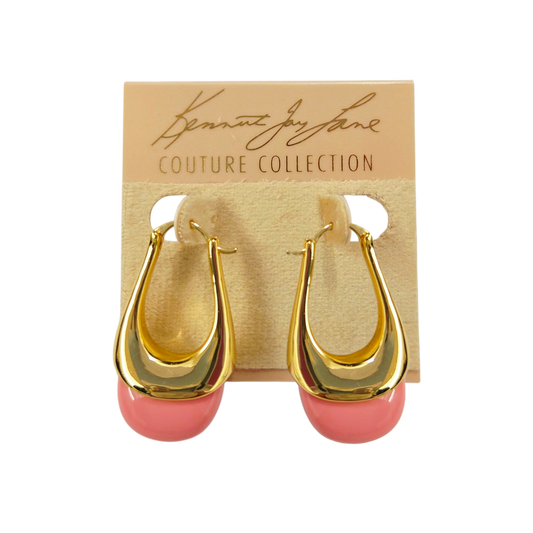 Pink Bridge Drop Earring