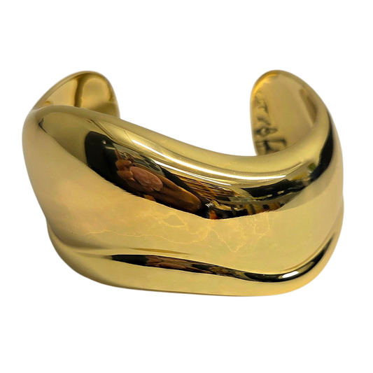 Gold Wavy Cuff